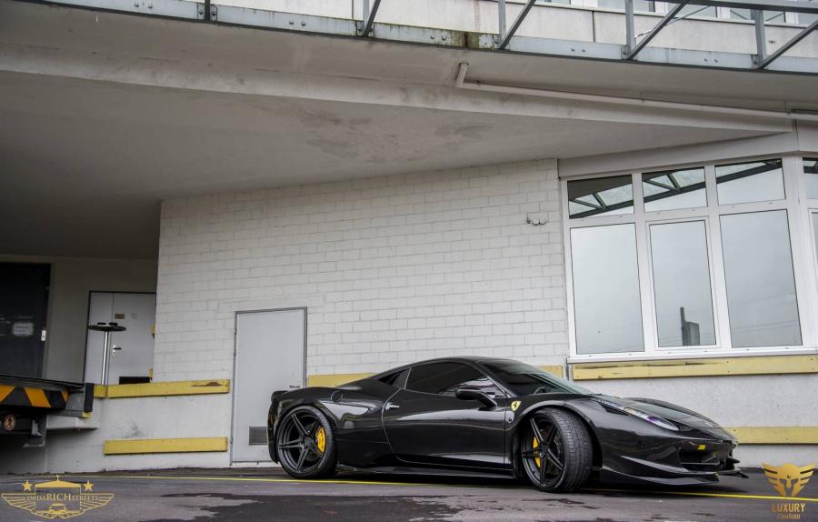  Ferrari 458 Italia Murdered Out by Luxury Customs 2014 года  (фото 13 из 23)